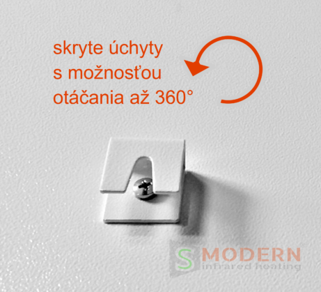 úchyty infrapanelu S&nbsp;MODERN